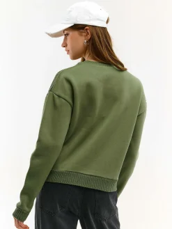 GATE Bluza dzianinowa z detalami| Swetry I Bluzy·Bluzy