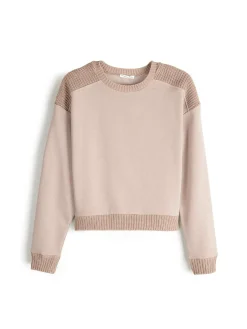 GATE Bluza dzianinowa z detalami| Swetry I Bluzy·Bluzy