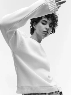 GATE Bluza dzianinowa z detalami| Swetry I Bluzy·Bluzy