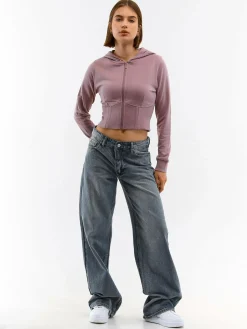 GATE Bluza na zamek| Swetry I Bluzy·Bluzy