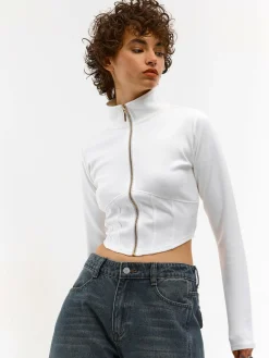 GATE Bluza na zamek| Swetry I Bluzy·Bluzy