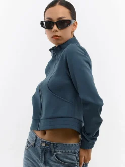 GATE Bluza na zamek| Swetry I Bluzy·Bluzy