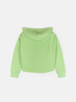 GATE Bluza oversize z błyszczącym napisem|Dzieci Dziewczynki·Bluzki