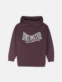 GATE Bluza oversize z kapturem i kieszenią kangurką|Dzieci Chłopcy·Bluzki