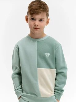 GATE Bluza z blokami kolorów|Dzieci Chłopcy·Bluzki