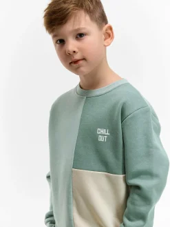 GATE Bluza z blokami kolorów|Dzieci Chłopcy·Bluzki