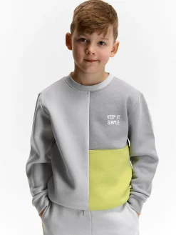 GATE Bluza z blokami kolorów|Dzieci Chłopcy·Bluzki