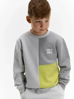 GATE Bluza z blokami kolorów|Dzieci Chłopcy·Bluzki