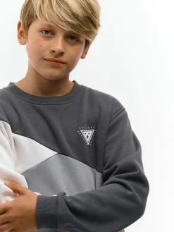 GATE Bluza z blokami kolorów|Dzieci Chłopcy·Bluzki