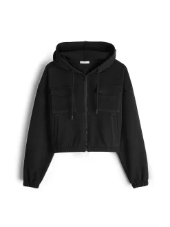 GATE Bluza z kapturem na zamek| Swetry I Bluzy·Bluzy