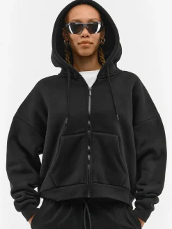 GATE Bluza z kapturem na zamek| Swetry I Bluzy·Bluzy