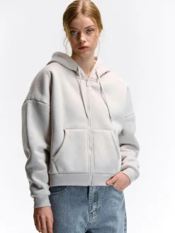 GATE Bluza z kapturem na zamek| Swetry I Bluzy·Bluzy