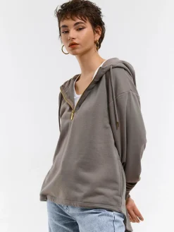 GATE Bluza z kapturem na zamek| Swetry I Bluzy·Bluzy