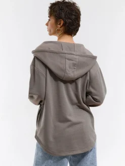 GATE Bluza z kapturem na zamek| Swetry I Bluzy·Bluzy