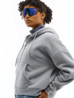 GATE Bluza z kapturem na zamek| Swetry I Bluzy·Bluzy