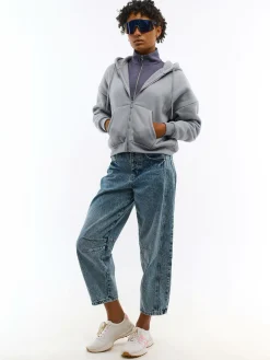 GATE Bluza z kapturem na zamek| Swetry I Bluzy·Bluzy