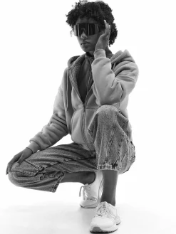 GATE Bluza z kapturem na zamek| Swetry I Bluzy·Bluzy