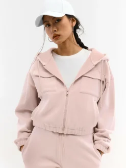 GATE Bluza z kapturem na zamek| Swetry I Bluzy·Bluzy