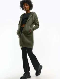 GATE Bluza z kapturem na zamek| Swetry I Bluzy·Bluzy