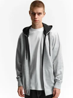 GATE Bluza z kapturem na zamek| Swetry I Bluzy·Bluzy