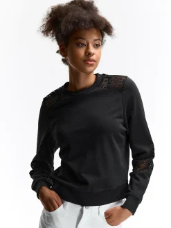 GATE Bluza z koronką| Swetry I Bluzy·Bluzy