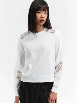 GATE Bluza z koronką| Swetry I Bluzy·Bluzy