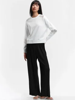 GATE Bluza z koronką| Swetry I Bluzy·Bluzy