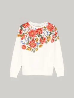 GATE Bluza z kwiatowym nadrukiem| Swetry I Bluzy·Bluzy