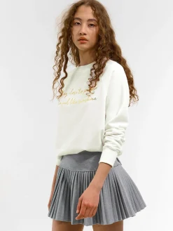 GATE Bluza z metalicznym napisem| Swetry I Bluzy·Bluzy