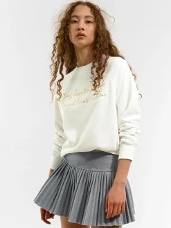 GATE Bluza z metalicznym napisem| Swetry I Bluzy·Bluzy