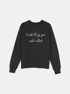 GATE Bluza z metalicznym napisem| Swetry I Bluzy·Bluzy