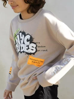 GATE Bluza z nadrukiem|Dzieci Chłopcy·Bluzki