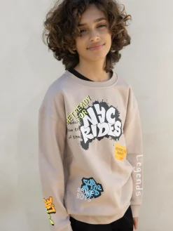 GATE Bluza z nadrukiem|Dzieci Chłopcy·Bluzki