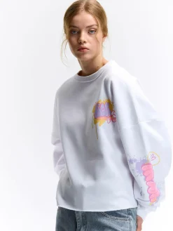 GATE Bluza z nadrukiem| Swetry I Bluzy·Bluzy