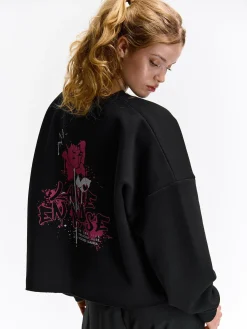 GATE Bluza z nadrukiem| Swetry I Bluzy·Bluzy