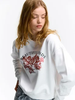 GATE Bluza z nadrukiem| Swetry I Bluzy·Bluzy