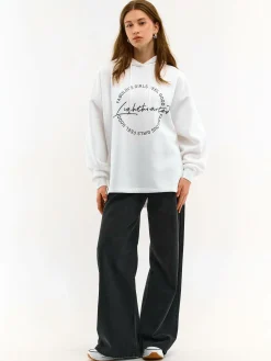 GATE Bluza z nadrukiem| Swetry I Bluzy·Bluzy