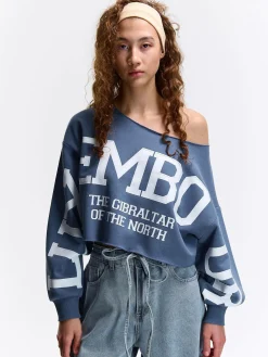 GATE Bluza z nadrukiem| Swetry I Bluzy·Bluzy