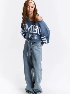 GATE Bluza z nadrukiem| Swetry I Bluzy·Bluzy