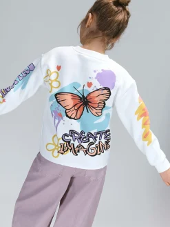 GATE Bluza z nadrukiem|Dzieci Dziewczynki·Bluzki