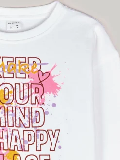 GATE Bluza z nadrukiem|Dzieci Dziewczynki·Bluzki