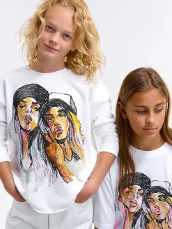 GATE Bluza z nadrukiem|Dzieci Dziewczynki·Bluzki