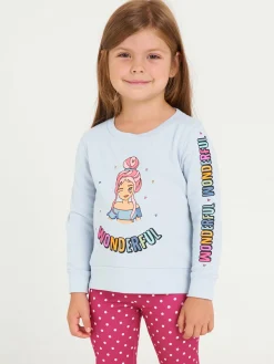 GATE Bluza z nadrukiem graficznym|Dzieci Dziewczynki·Bluzki