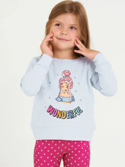 GATE Bluza z nadrukiem graficznym|Dzieci Dziewczynki·Bluzki