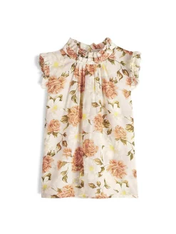 GATE Bluza z nadrukiem kwiatowym| Koszulki I Topy·Topy|Koszulki I Topy·Bluzki