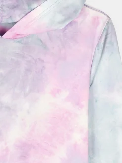 GATE Bluza z nadrukiem tie-dye i kapturem|Dzieci Dziewczynki·Bluzki