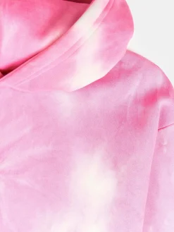 GATE Bluza z nadrukiem tie-dye i kapturem|Dzieci Dziewczynki·Bluzki