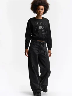 GATE Bluza z napisem| Swetry I Bluzy·Bluzy