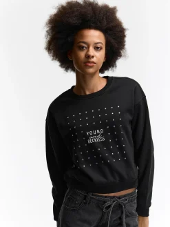 GATE Bluza z napisem| Swetry I Bluzy·Bluzy