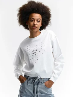 GATE Bluza z napisem| Swetry I Bluzy·Bluzy